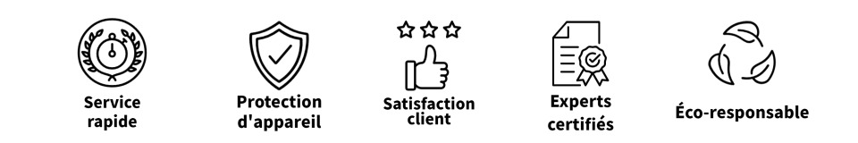 Service rapide, satisfaction client, experts certifiés